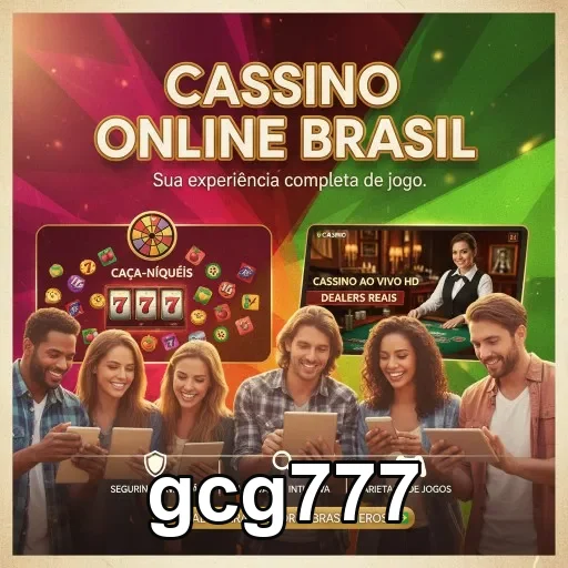 Jogadores interagindo com o gcg777 em live gaming mobile.