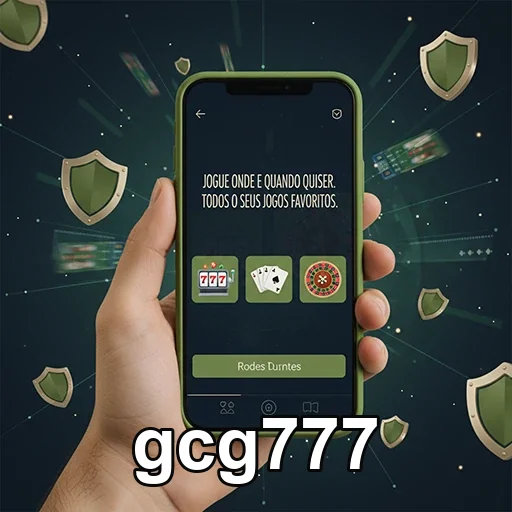 Usuário jogando slots exclusivas no aplicativo gcg777.